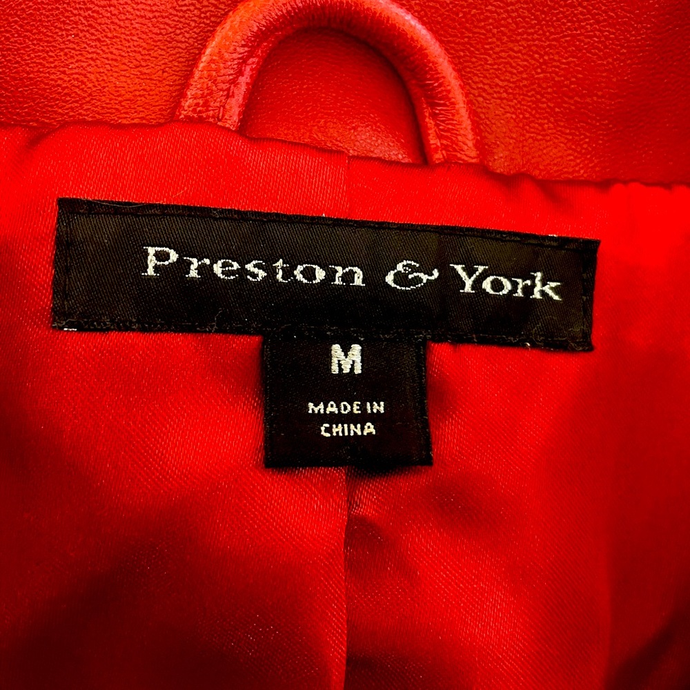 Preston & York size:  Medium skin leather. Used but, in great condition